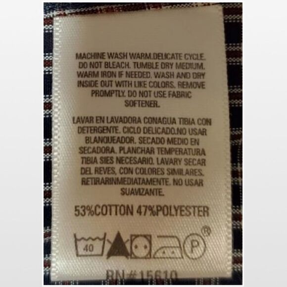 Dockers Large Men Classic Plaid Top - Picture 13 of 14